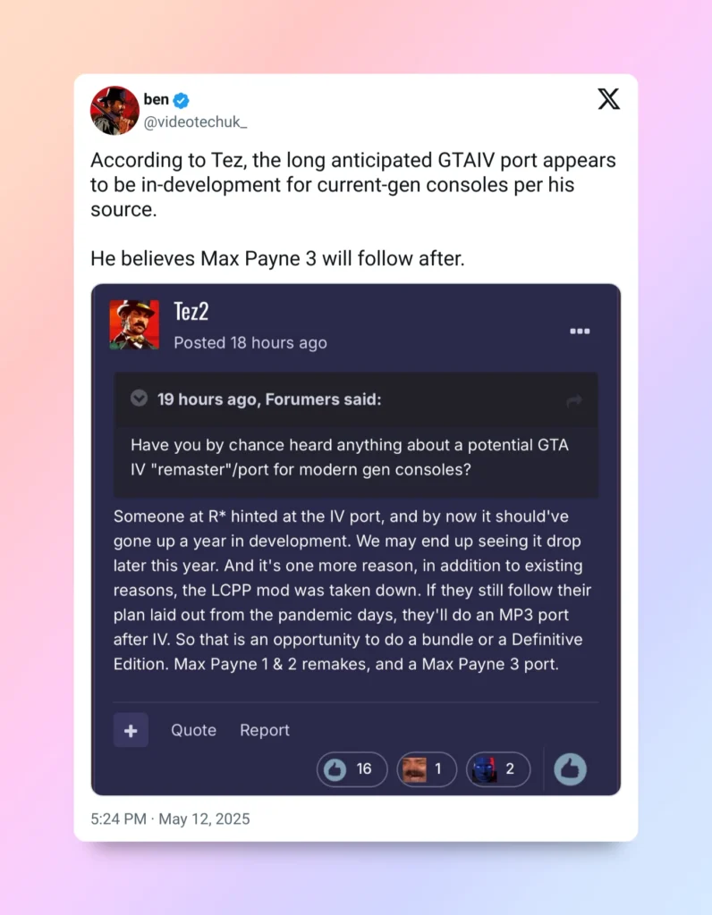gta 4 remastered news